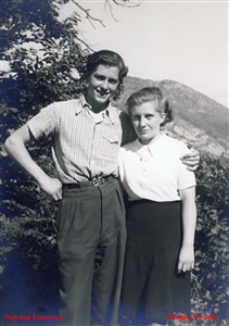 Sylvain Lauwers et Jeanne Nyssen, probablement en 1940